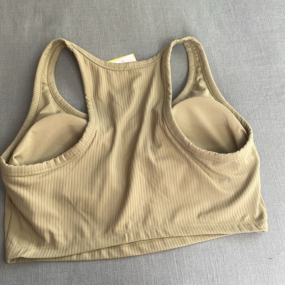 All In Motion Green Longline Sports Bra - Picture 2 of 9